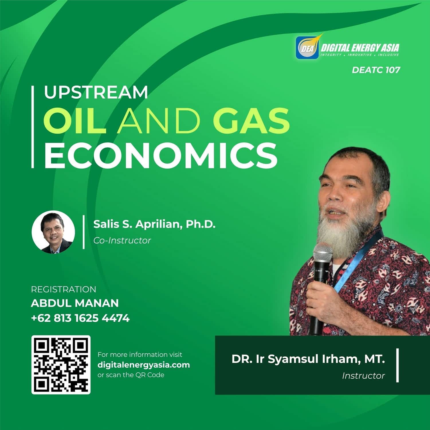 DEATC 107 - Upstream Oil and Gas Economics